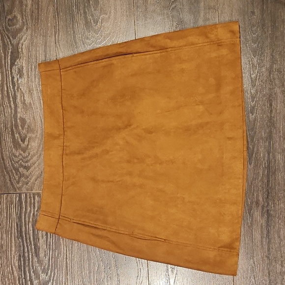 ❤️ NWOT! J CREW FACTORY A-LINE FAUX SUEDE MINI SKIRT, 8 AND 10 - Picture 5 of 12